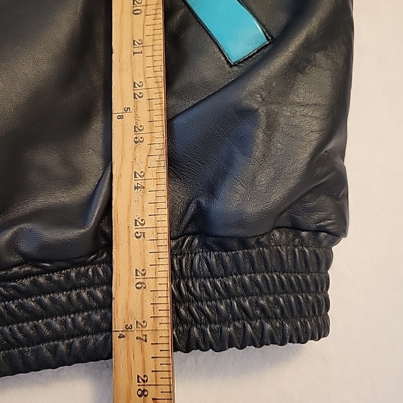 VTG Daytona Bike Week Jeff Hamilton 96 Biker Ball Leather Bomber Jacket Mens XL - Picture 16 of 17